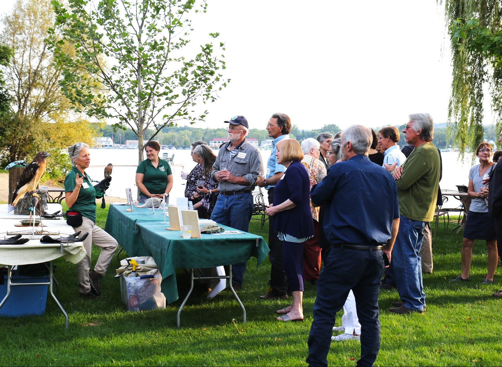 A gorgeous evening to celebrate the FSF community and bird-friendly forests!